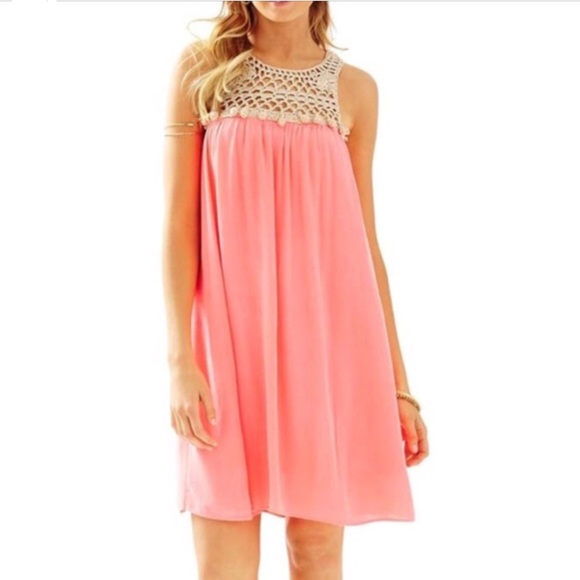 Lilly Pulitzer Dresses & Skirts - Lilly Pulitzer Rachelle Dress in Pink Sun Ray NWT